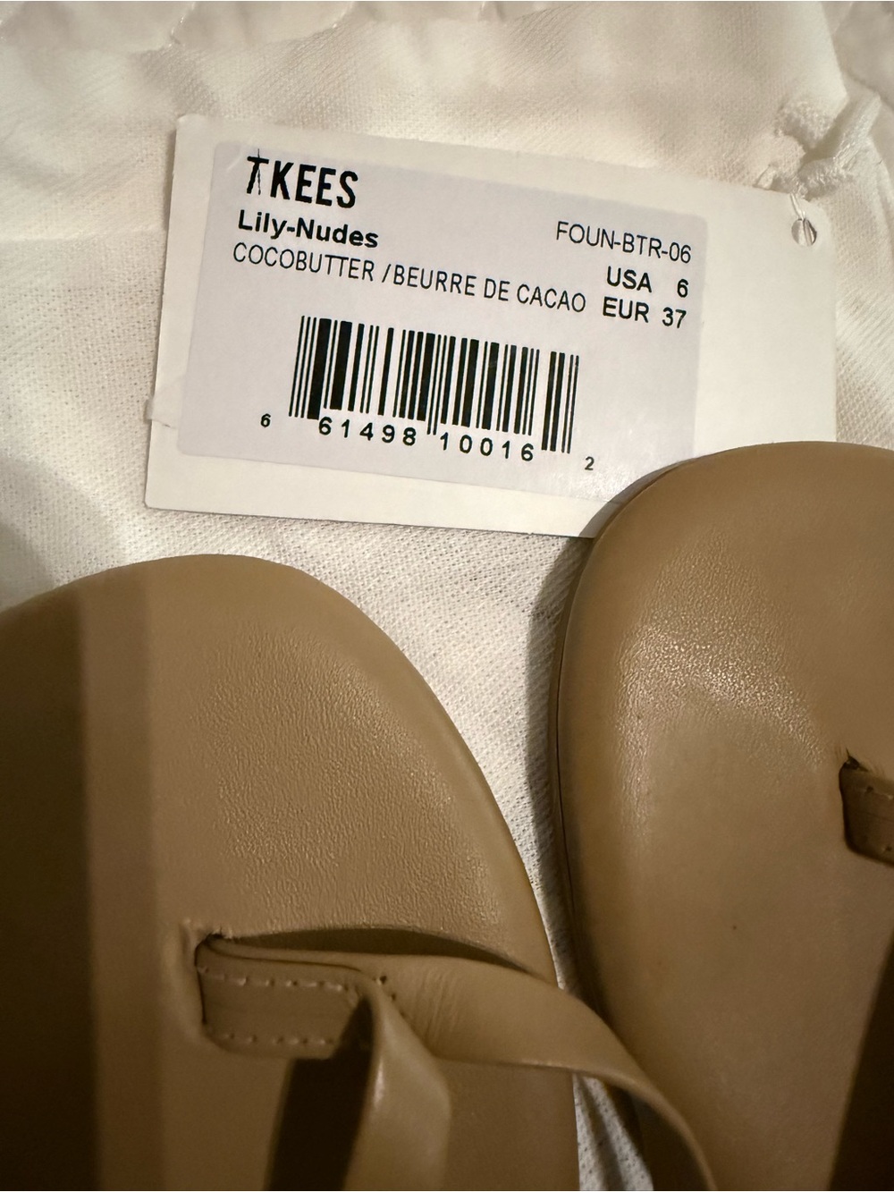 TKEES Lily Flip Flops in Cocoa Butter - Picture 5 of 8